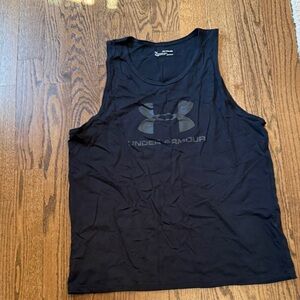 Under Armour Men's Black Logo Tank Top